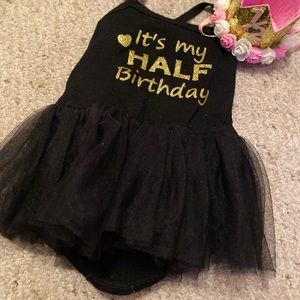 Girl’s 1/2 birthday outfit